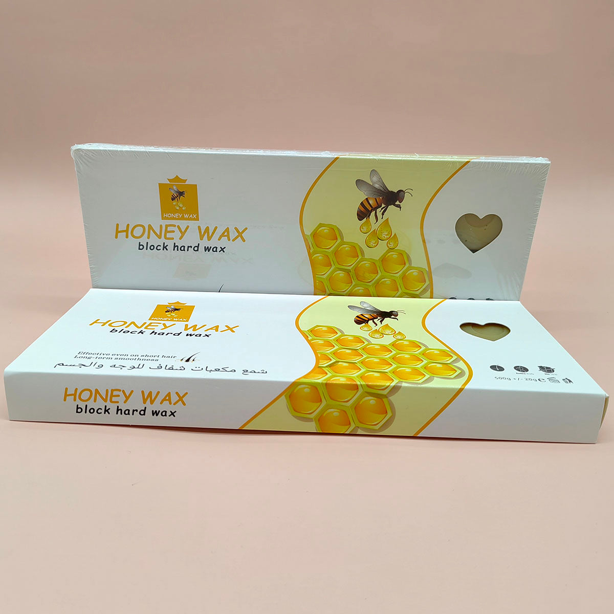 Doll Wax 500g paper free hair removal square wax Body Hair Removal Hard honey hard Wax Block