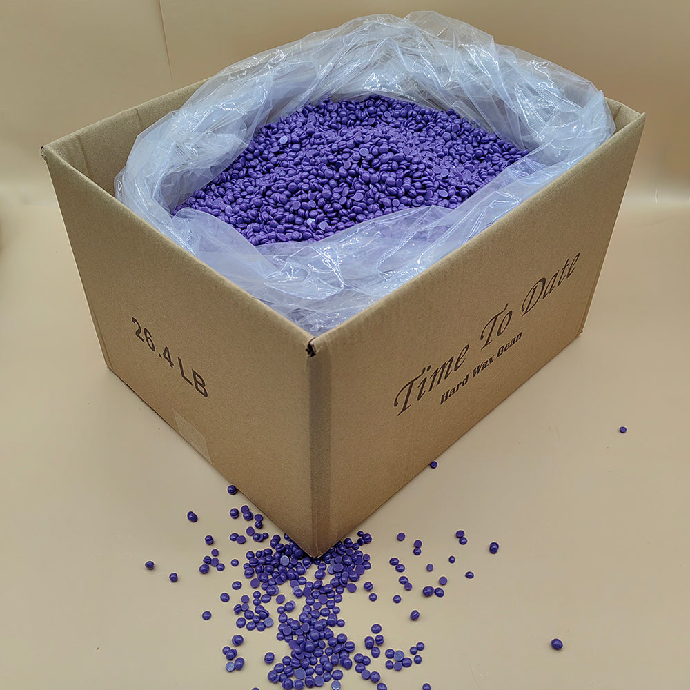 12kg 26.4lb Lavender Hard Wax Beads for body Hair Removal Bulk Brazilian Waxing Beans for Coarse Hair cera depilatoria