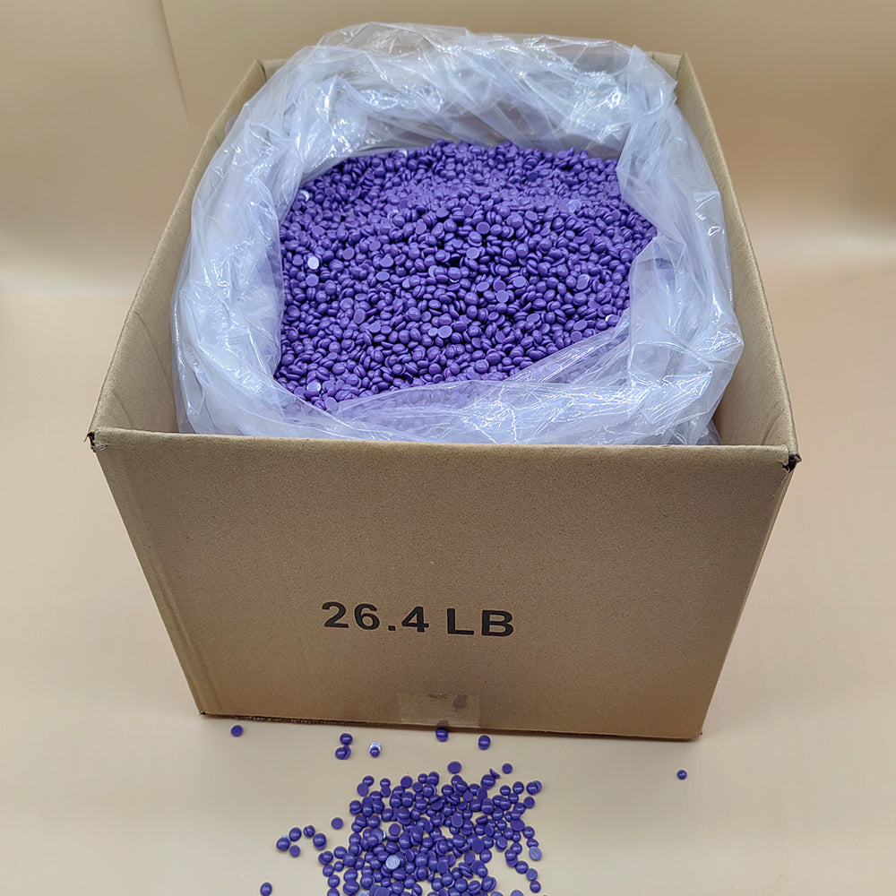 12kg 26.4lb Lavender Hard Wax Beads for body Hair Removal Bulk Brazilian Waxing Beans for Coarse Hair cera depilatoria