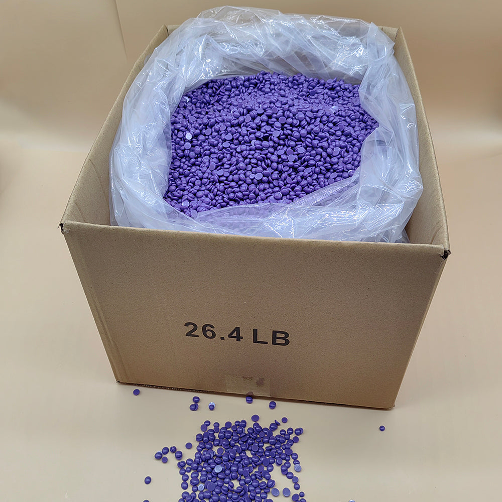 12kg 26.4lb Lavender Hard Wax Beads for body Hair Removal Bulk Brazilian Waxing Beans for Coarse Hair cera depilatoria