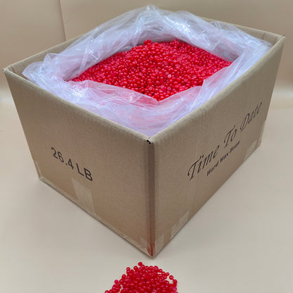 12kg 26.4LBS rosin free glitter red unscent strawberry premium low melting point wax