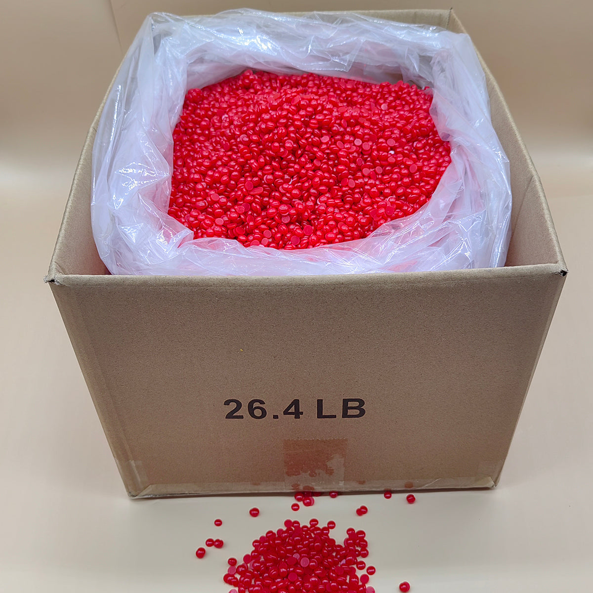 12kg 26.4LBS rosin free glitter red unscent strawberry premium low melting point wax