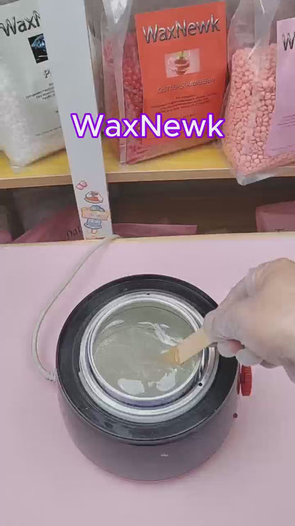 WaxNewK Cera Waxing Supplies 400g Rosin Free clear soft wax Warm unscent transparent in Tin Cans Hair Removal Liposoluble Wax